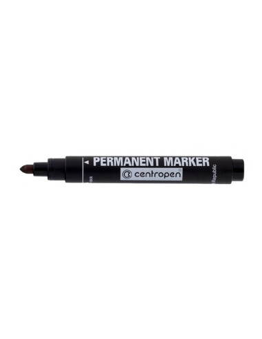 Permanent marker CENTROPEN 8566 2mm obli vrh crni