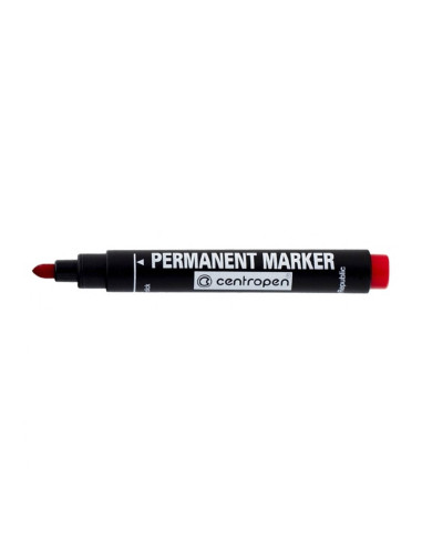 Permanent marker CENTROPEN 8566 2mm obli vrh crveni