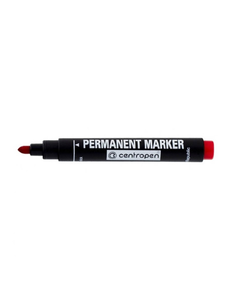 Permanent marker CENTROPEN 8566 2mm obli vrh crveni Permanent marker CENTROPEN 8566 2mm obli vrh crveni