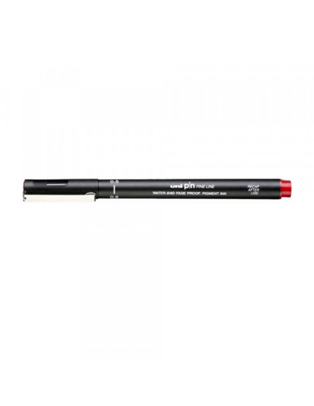 Marker UNI Pin 05 za crtanje crveni